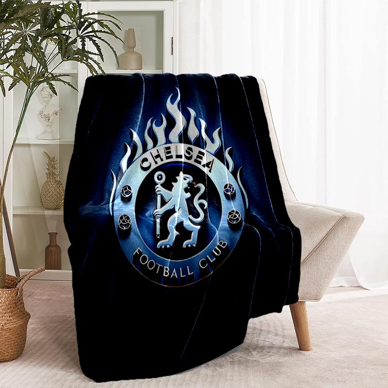 Chelsea F.C Print Blanket - Soft & Comfortable, for Bedroom, Travel, Sofa, Home Decoration - Birthday Christmas Gift for Friend