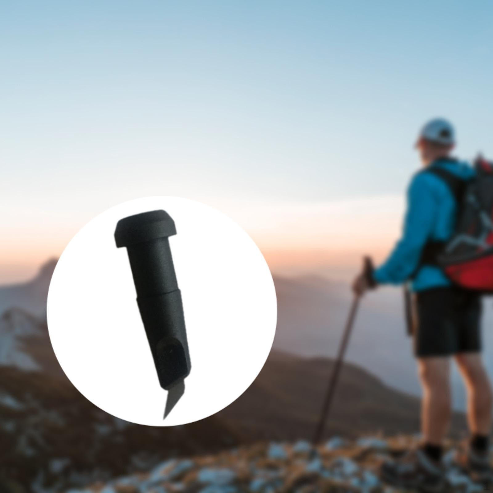 

Наконечник для походной палки, аксессуар для походной удочки, палки для ходьбы из полипропилена, лыжи для гор чёрный