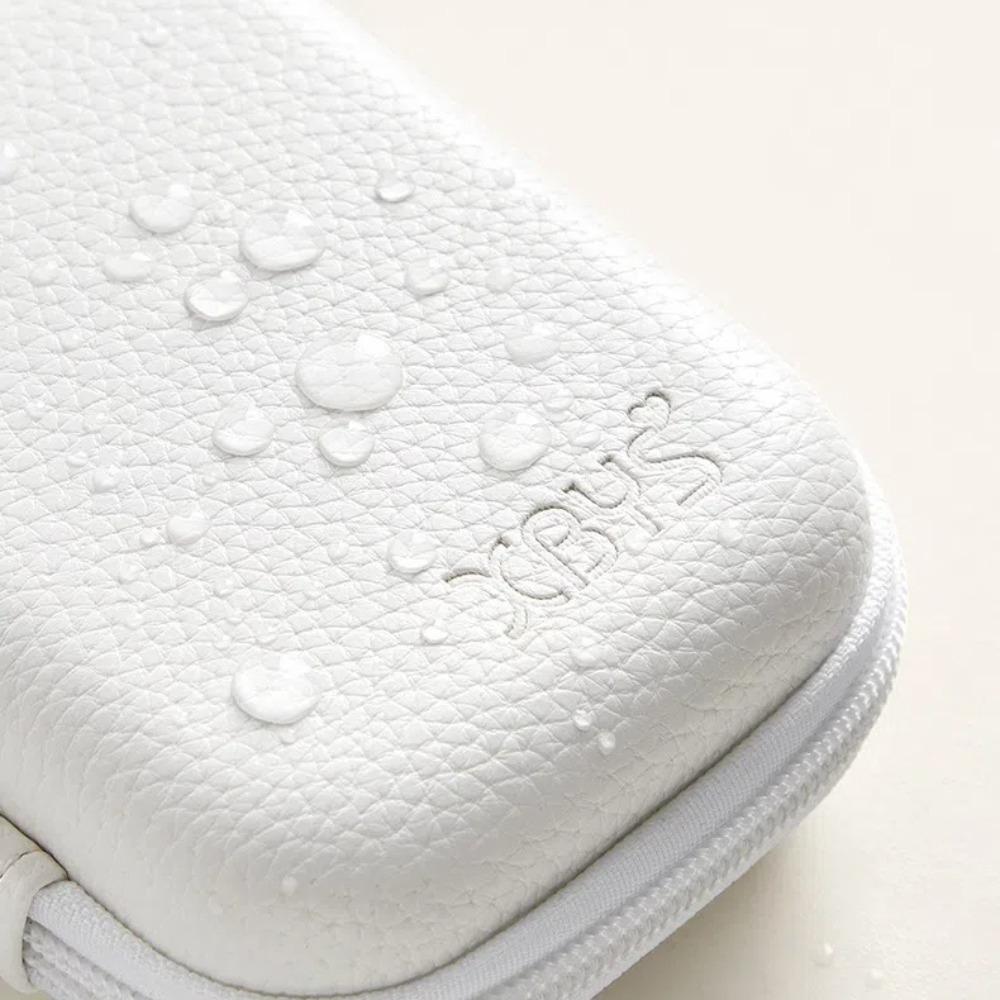 Waterproof Headphone Bag Leather U Disk Organizer Portable Organizer Bag Travel