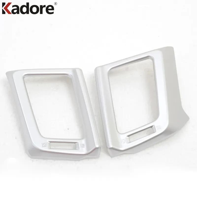 For Toyota RAV4 RAV 4 2016 2017 2018 Matte Car Front Center Air Condition Vent Outlet Cover Trim Interior Moulding Accessories