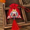 Chinese Zodiac Sachet: Ancient-Style Hanging Ornament with Tassel Perfume Bag