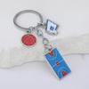Unique Football/Basketball/Badminton/Table Tennis Pendant Keychain Key Holder Fashion Statement Accessory