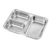304 Stainless Steel Dinner Plate Serving Dish Rustproof Dishware For Family Outdoor Camping Kitchen Use