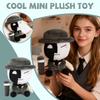 Plush Stuffed Toy Doll Soft Fabric Sitting Character Design with Hat and Accessory for Collectors and Gift Display