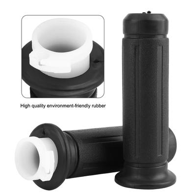 Scooter Grip, Throttle Grip, Left and Right, Anti-Rubber Handlebar Grips, Fits 7Celsius8 GY6 Scooter Moped 1, Easy Installation Without Additional Adj