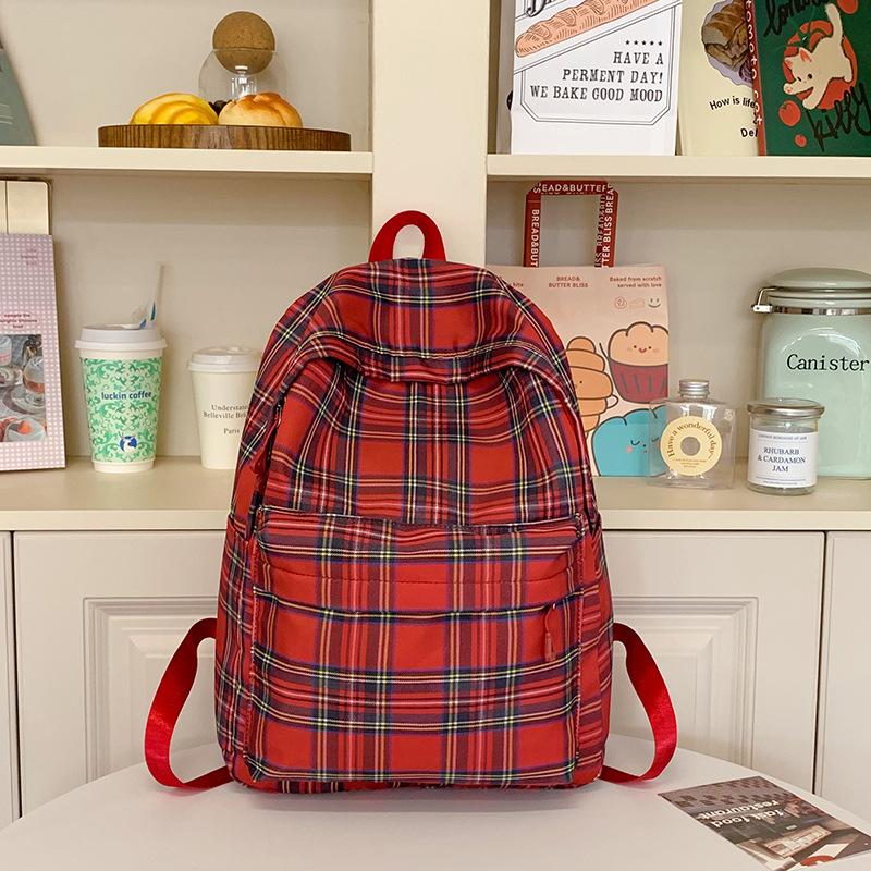 Schoolbag Schoolbag Female College Student 1011 New Autumn and Winter, Japanese Ins Style Retro Large-capacity Junior High School Backpack