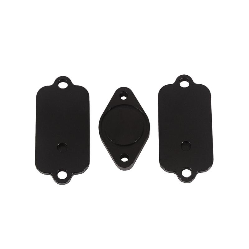 For SUZUKI SV650 SV 650 2003 2004 2005 2006 Aluminum Smog Block Off Plates Cover Fit Motorcycle Accessories Black