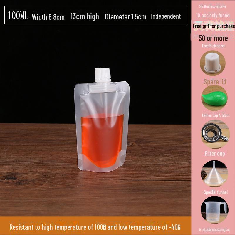 Portable Music Festival Water Bag - Food Grade, Disposable, Essential for Concerts