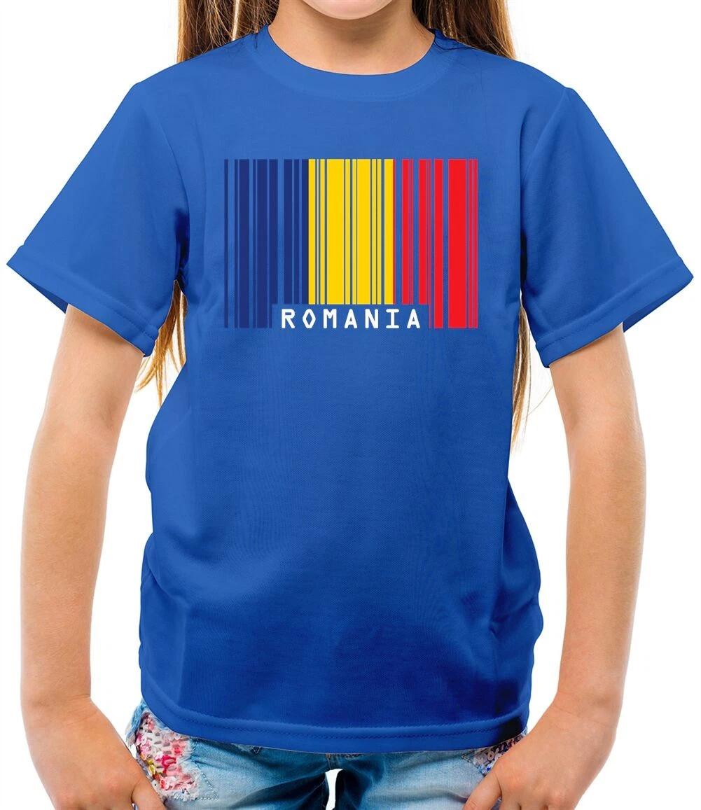 Romania Barcode Style Flag - Kids - Romanian - Country - Travel - Flags 100