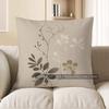 Home Decor Modern Black And White Floral Pattern Pillow Cover Pattern Cushion Cover Suitable For Sofa Bedroom Car Pillow Cover