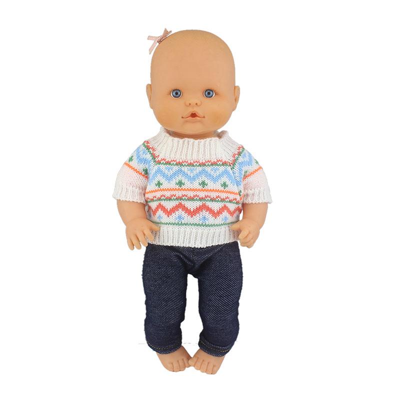 Sweater+Pants New Doll Clothes Suit For 32cm Nenuco Baby Doll 12 13 inch Bebe Doll Accessories