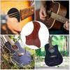 Guitar Pickguard Self Adhesive Sticker Red Tortoise Shell Duck Shape Guard  Accessories