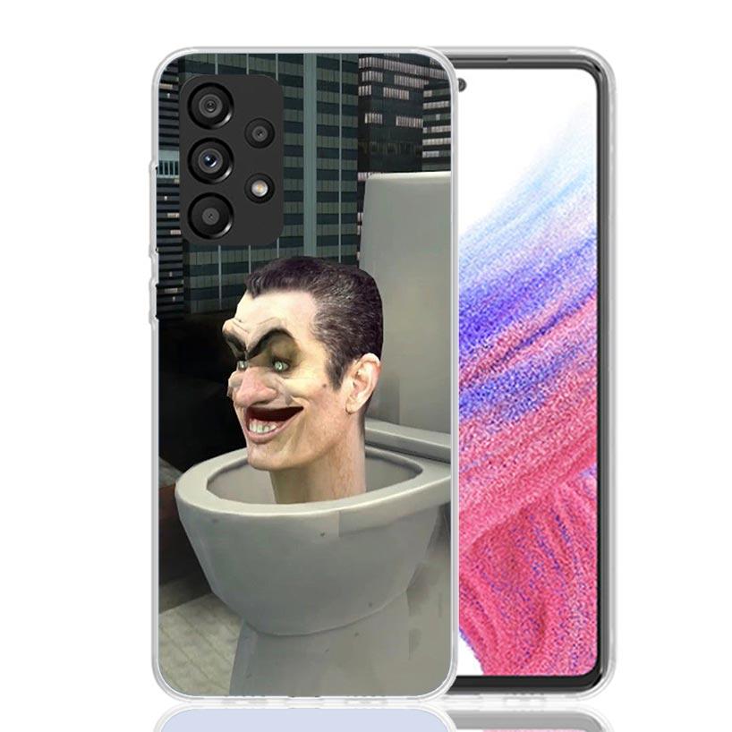 S-Skibidi Toilet Mobile Cell Phone Case For Samsung Galaxy A17 A16 A14 A15 A13 A57 A56 A54 A55 A53 A37 A36 A34 A35 A33 A26 A24 A