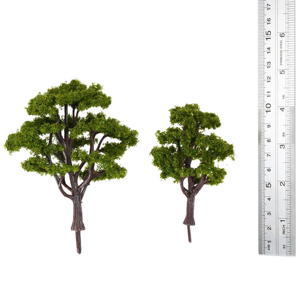 Пластиковая модель дерева Архитектурная модель Модель для поезда Макет садового ландшафта 10cm/8cm