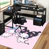 Anime Cartoon Design Office Chair Mat Non-Slip Carpet for Home Decor, Suitable for All Seasons - Perfect Gift for Anime Lovers!E029