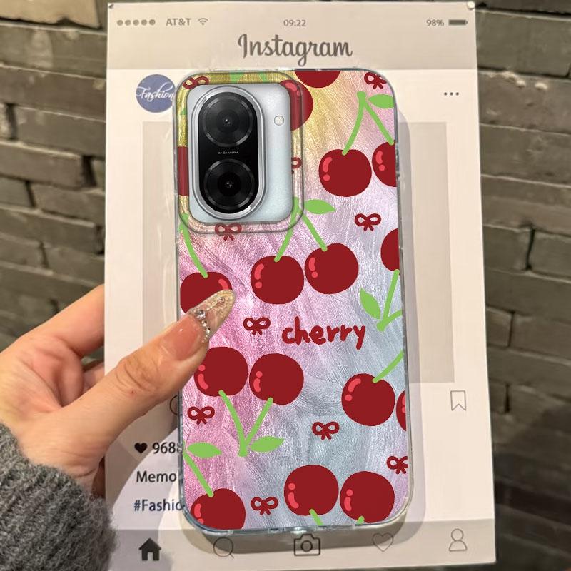 Summer Red Fruit Girls Case For Xiaomi Redmi 14C 13C 10 9A 9C Note 14 13 12 11 10S 9 8 Pro Plus A5 A4 A3 A2 A1 Fundas Cover