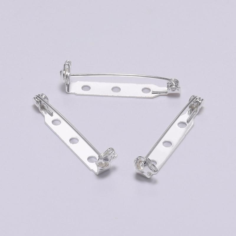 20x Brož 20/25/32mm Zapínání na zadní straně Bezpečnostní odznaky Šperkařské komponenty pro DIY řemesla