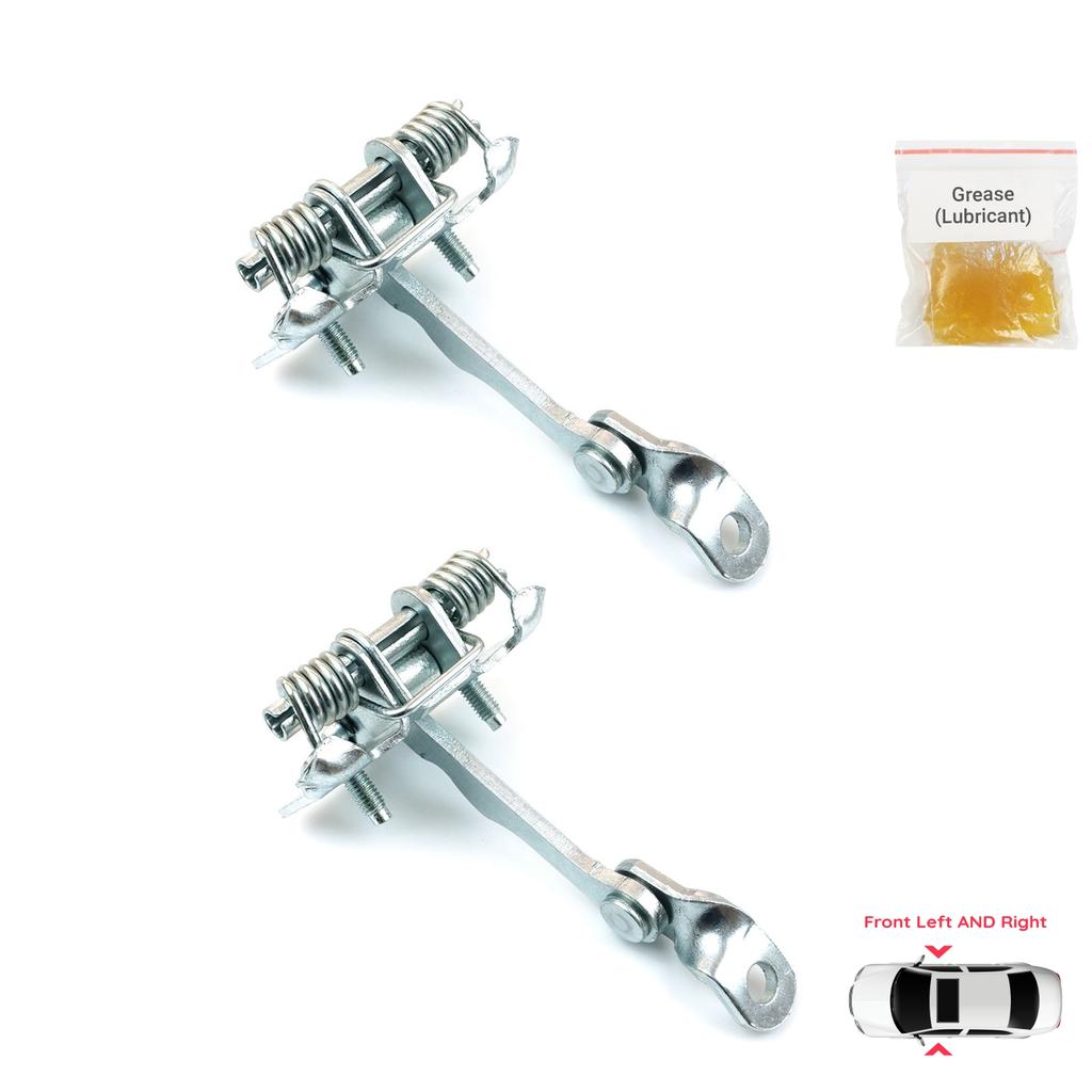 BDP179-1 2 Pieces Front Left AND Right Door Catch Hinge Brake Stop Check Strap Limiter for Citroen C3 MK1 MK2 2002-2016 9181N0