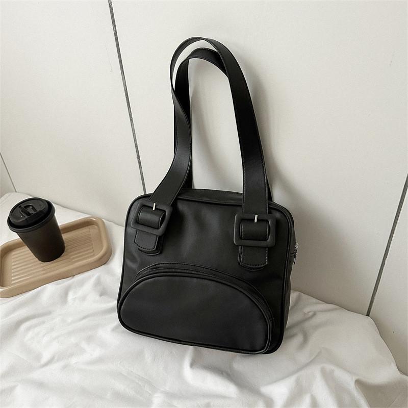 Fashionable Small Box-shaped Handbag For Women Elegant Pu Leather Carry Bag