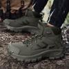 Military Running Shoes Ankle Boots Men Outdoor Climbing Shoes Man Boots Winter Thickness Shoes for Men Mens Desert Boots