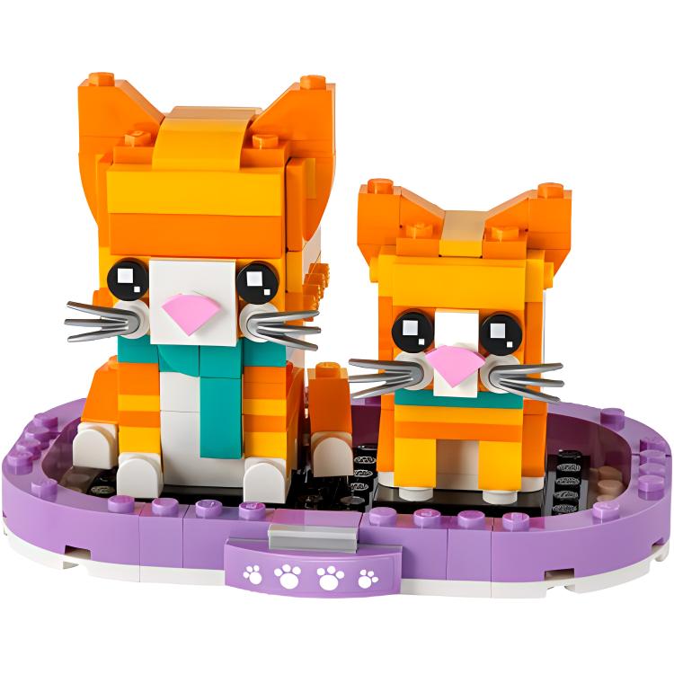 

LEGO Brickheadz Yellow Tiger Building Blocks 269 Pcs 40480