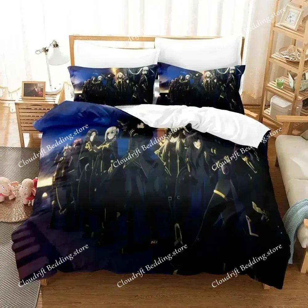 The Eminence in Shadow Cid Kagenou Bedding Set Cartoon Anime Adult Kid Bedroom Duvet Cover Sets 3D Kawaii Anime