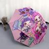 1 Stück Outdoor-Schirm mit niedlichen Anime-Charakteren - Automatisches Öffnen/Schließen, Tragbares 3-fach faltbares Design, 8-Speichen-Eisenrahmen - Perfektes Geschenk für Fans, Tr