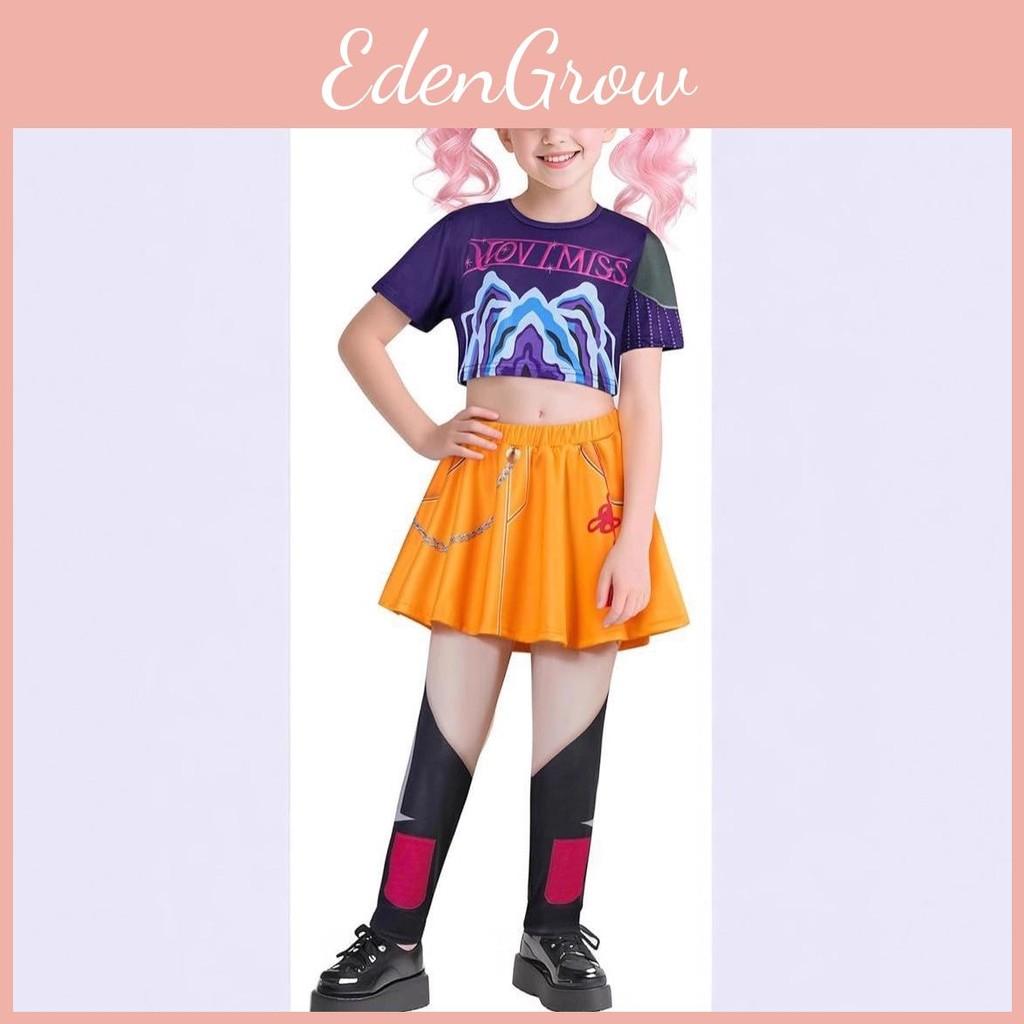 Kpop Demon Hunters Rumi Mira Zoey Kids Cosplay Costume Dress Party Halloween