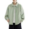 Men's Retro Workwear Jacket - Thin, Loose, Versatile Lapel Top for Spring/Autumn