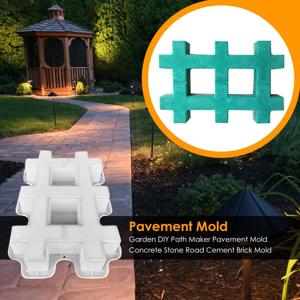 DIY Garden Path Road Paving Mold Home Courtyard Concrete Driveway Stone Mold