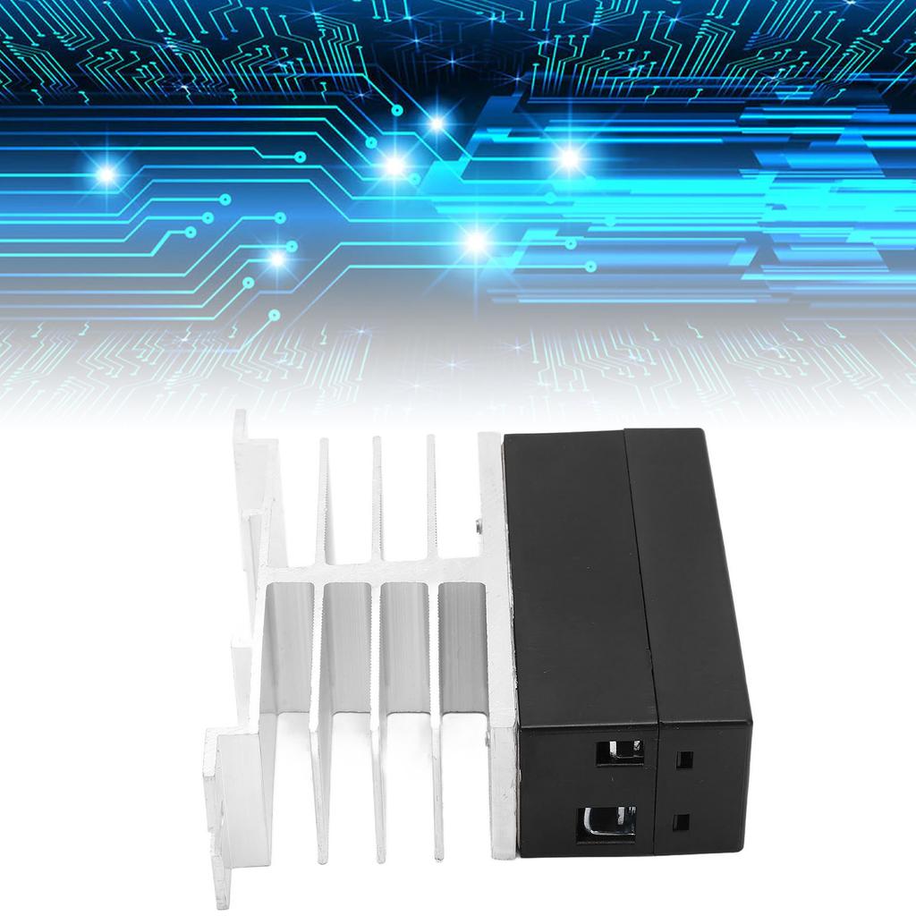 BERM Solid State Relay SSR Input 3‑32V DC Output 5‑220V DC 25A Electrical Equipment