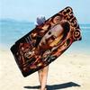 1Pc Halloween Horror Icons Beach Towel Microfiber Beach Towel Thin Absorbent For Beach Swimming Yoga Bath Sports 0917171