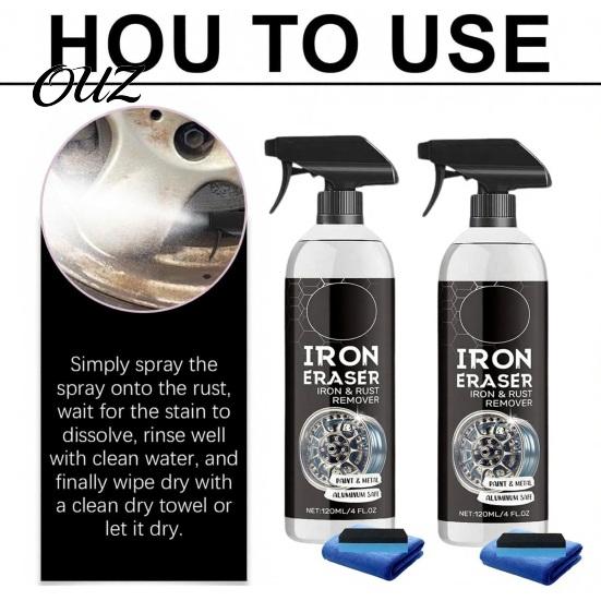 Car Surface Rust Treatment Iron Remover Spray for Wheels, Fast Acting And Wheel Cleaner Brake Dust Cleaner, Metal Fallout Auto Paint Hardware