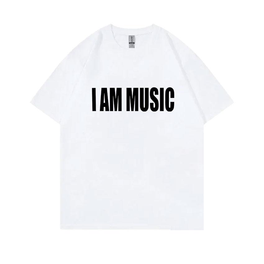 Playboi Carti I AM MUSIC 2025 Album Logo Graphic Print T-shirt Men Fashion Hip Hop Streetwear Unisex Opium Merch Short Sleeve