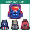 Spiderman Batman 3d Captain America Childrens School Bag Backpack For Boys Kids