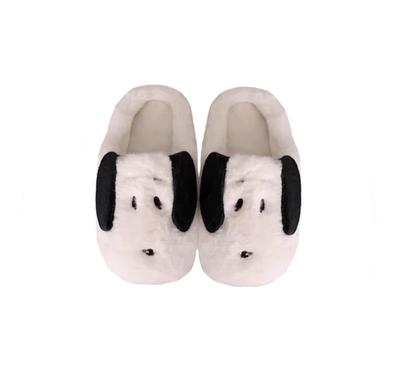 Snoopy pokojové pantofle na podzim a chladné počasí, charakterové stylové pantofle, zima, nadýchané, do interiéru, pro hosty, do koupelny, ochrana, tiché, protiskluzové,