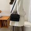 Mini Casual Quilted Crossbody Bag with Magnetic Closure and Adjustable Strap,Small Handbag Tote Shoulder Bag for Women Daily Use