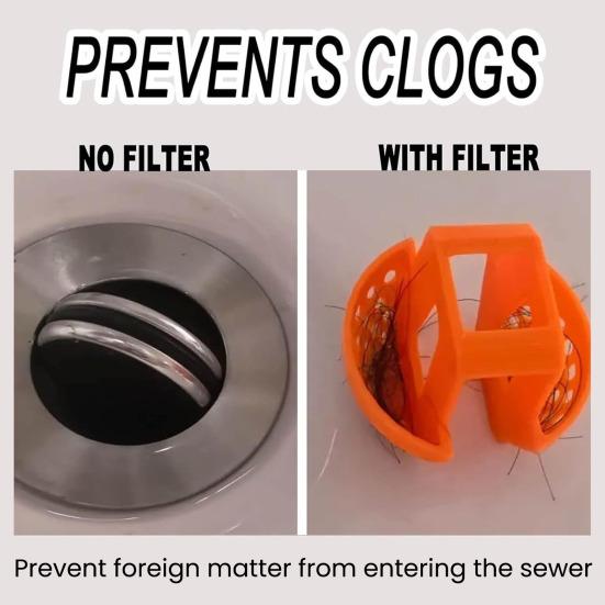 25Pcs 3D Printed Washbasin Filter Hair Catcher Filter 35mm Inlet Sink Water Filter Reusable Drain Strainer for Bathroom Kitchen