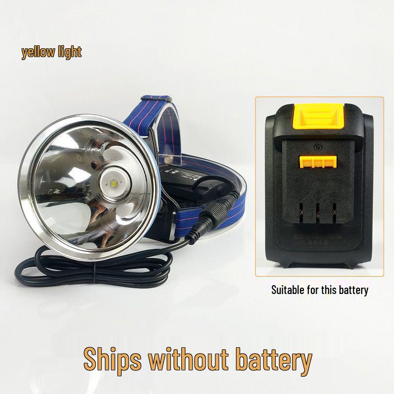 Headlamp for Da Yi A3 Model: Yellow Light for Beachcombing, Fishing, and Loach Catching