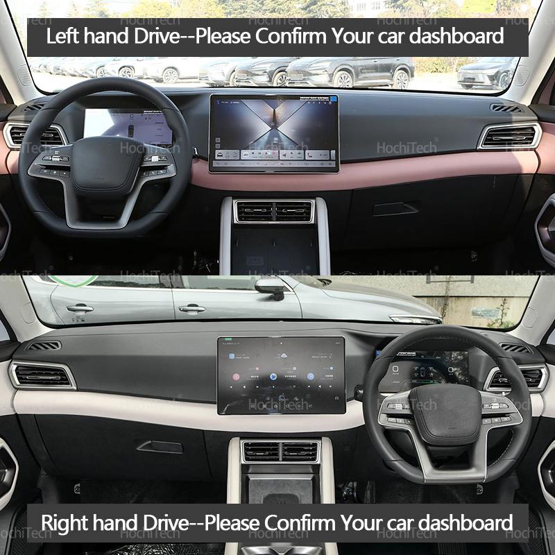 Armaturenbrettabdeckung Vermeiden Licht Anti-Rutsch Anti-Schmutz Matte Pad Sonnenschutz Dashmat Schutz für BYD ATTO 2 Yuan Up2024-2025 LHD RHD