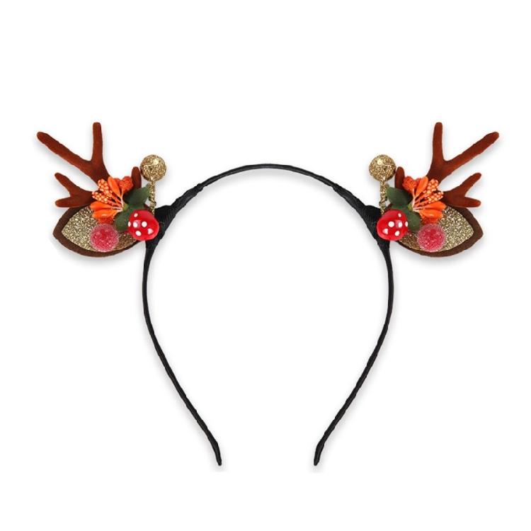 Light Weight Reindeers Antlers Headbands Plastic Hair Decoration For Christmas Parties Costume Accessories