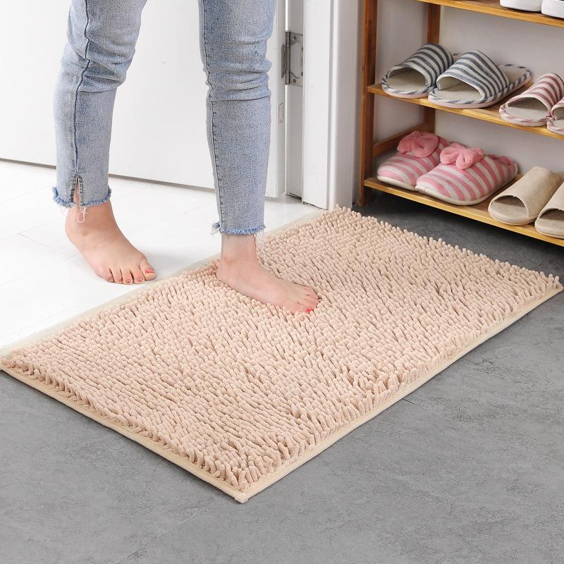Hot-Selling Chenille Absorbent Anti-Slip Mat for Bedroom, Entrance, Bathroom & Bathtub