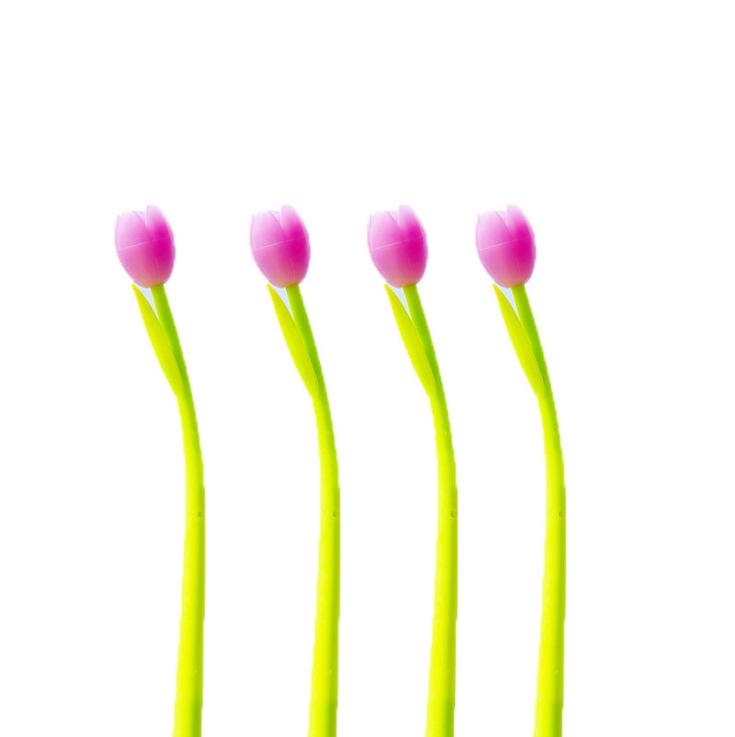 Color-Changing Rose Silicone Pen - Creative Gift for Students