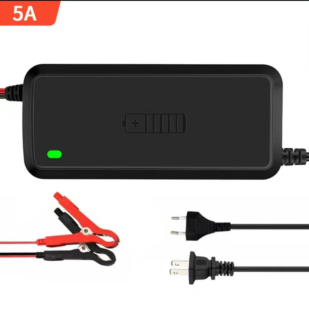 

12V 5A Smart Pulse Battery Charger for Car & Motorcycle
