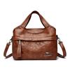 Nouveau Sac à Bandoulière Rétro Grande Capacité, Sac Bandoulière Simple et Polyvalent pour Femme, Texture Cuir Souple Haut de Gamme, Sac Décontracté pour le Quotidien