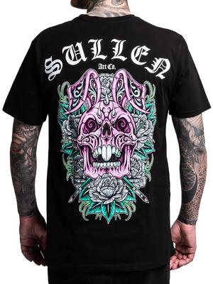 Sullen Men's Skull Bunny 26 Short Sleeve Premium Graphic T-shirt Tattoo Easter