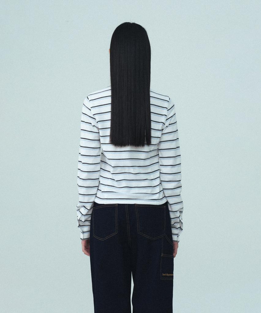 REST&RECREATION Stripe Jersey Shirt - White