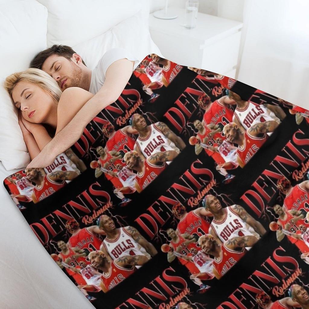 Basketball-Legenden Wurfdecke Personalisierte Geschenkidee Winterbetten Vintage Kinderdecken