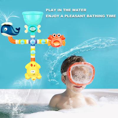 Swimming Toy Interesting Sturdy Colorful Waterwheel Spraying Bath Toy for Gift