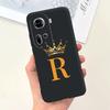 Für Oppo Reno 11 5G Hülle Reno11 F Niedliche Kronen Buchstaben Abdeckung Weiche Silikon Handyhülle Für Oppo Reno11 Pro Reno 11F Rückseite Taschen
